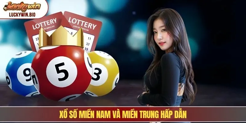 Xổ số miền Nam và miền Trung hấp dẫn